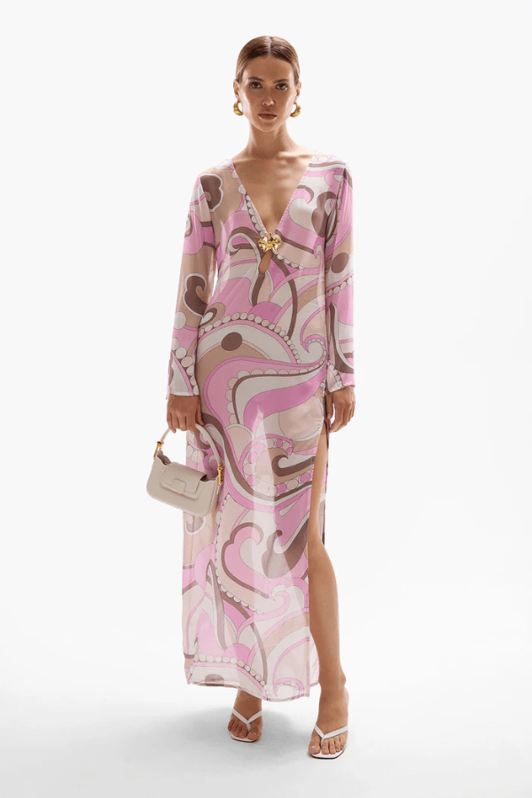 Hotline Orchid Maxi Dress Antibes