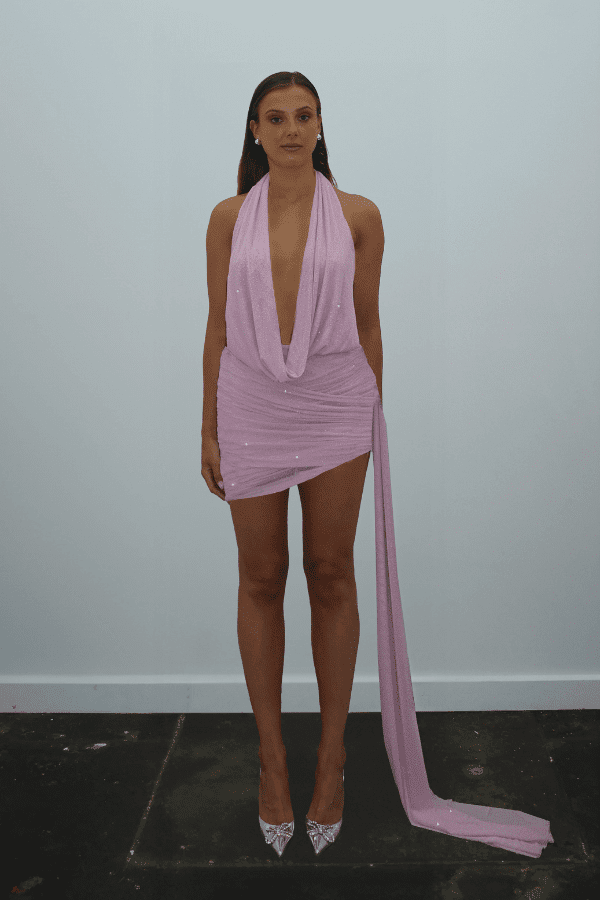 Tiffany Dress Baby Pink