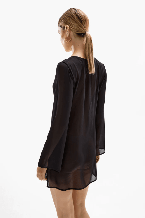 Lulu Orchid Dress Black