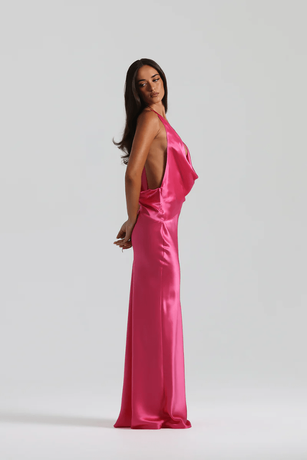 Gabi Gown Neon Pink