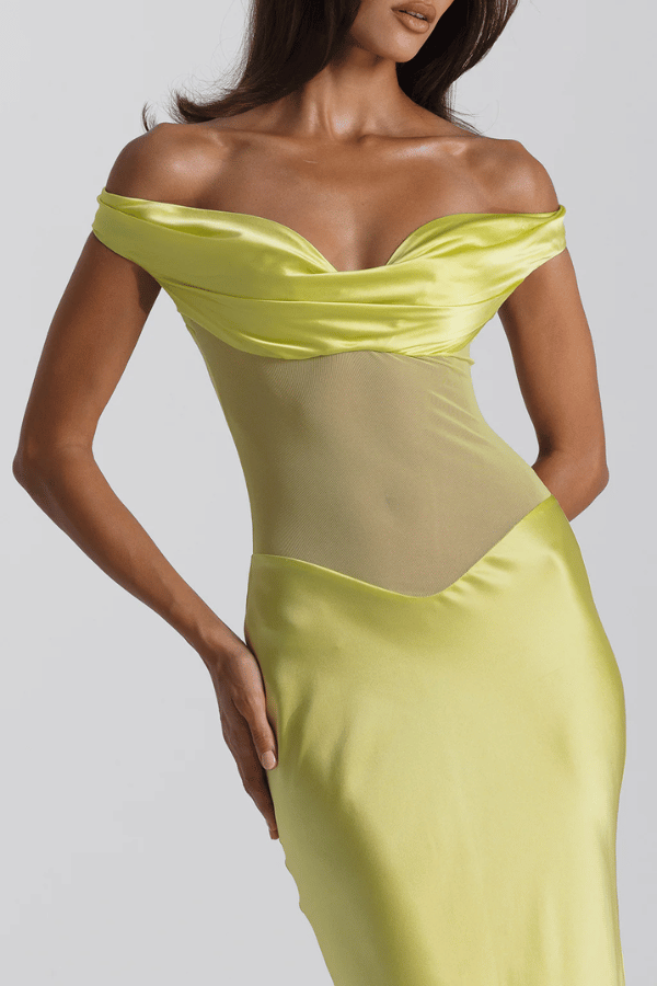 Gwyneth Gown Chartreuse