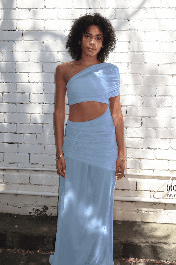 Tiana Dress Baby Blue