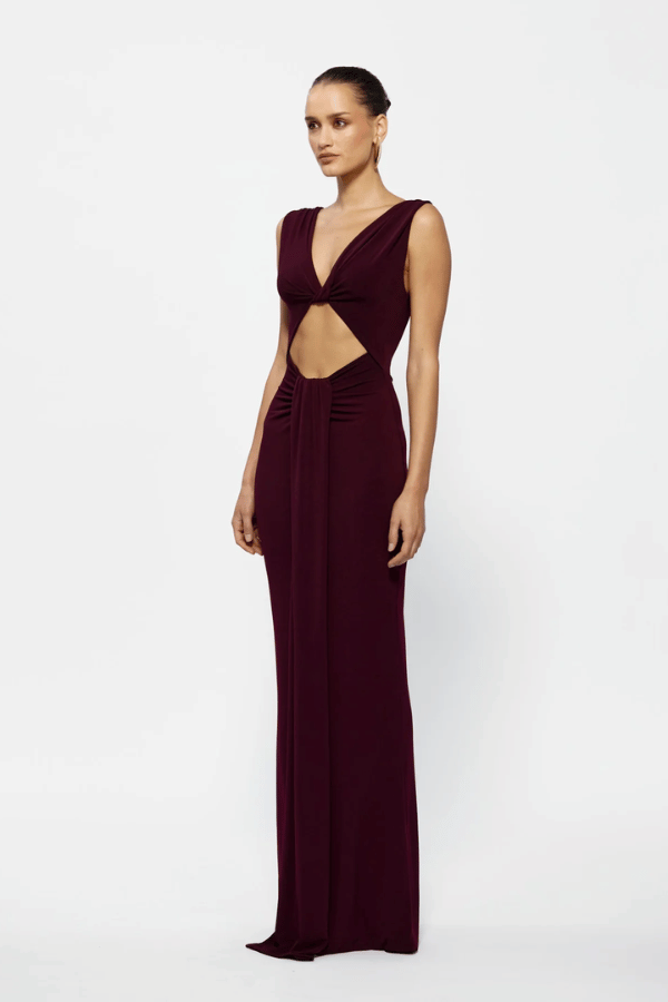 Faith Dress Black Cherry
