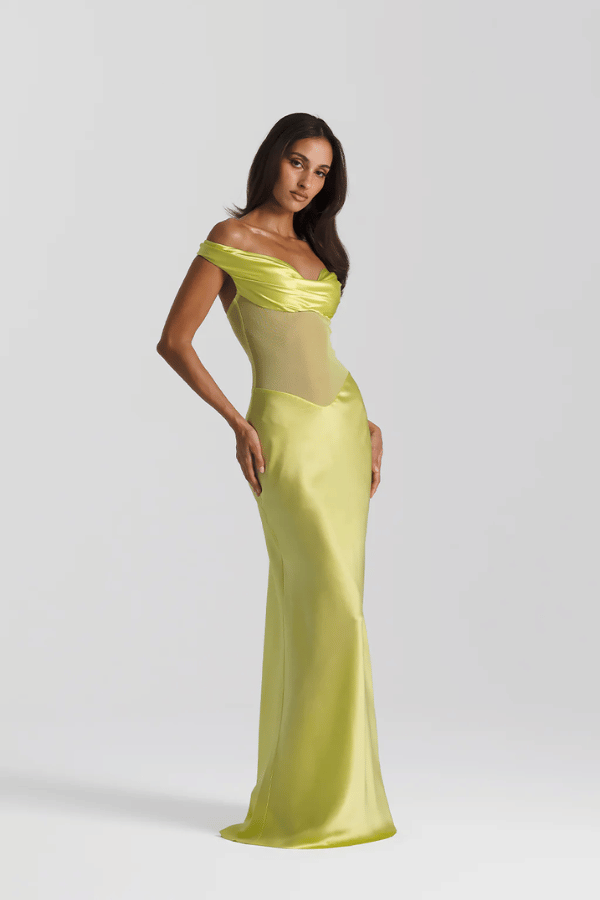 Gwyneth Gown Chartreuse