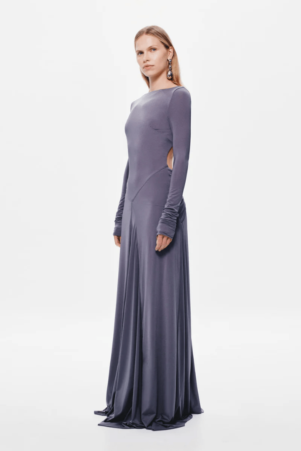 The 'Blake' Jersey Long Sleeve Dress Shark