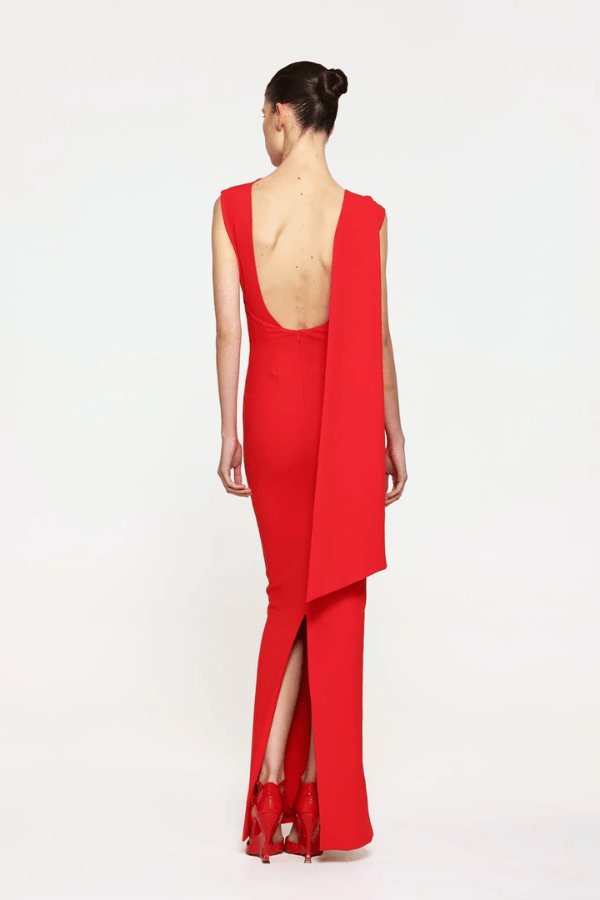 Audrey Gown Cherry Red