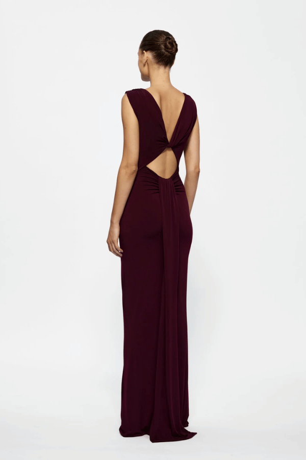 Faith Dress Black Cherry