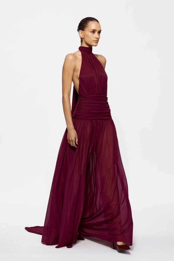 Verity Gown Burgandy