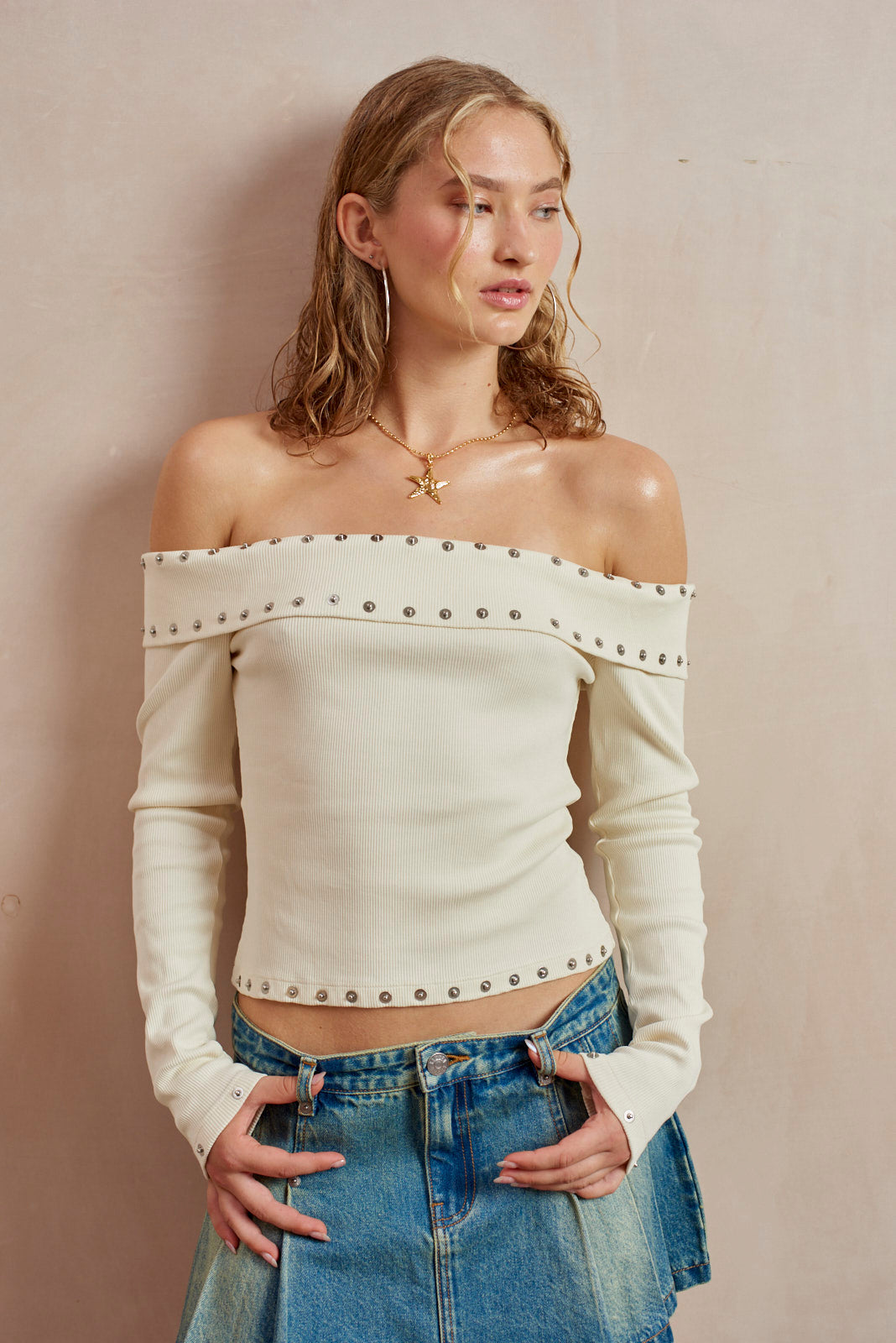 Steam Studded Top