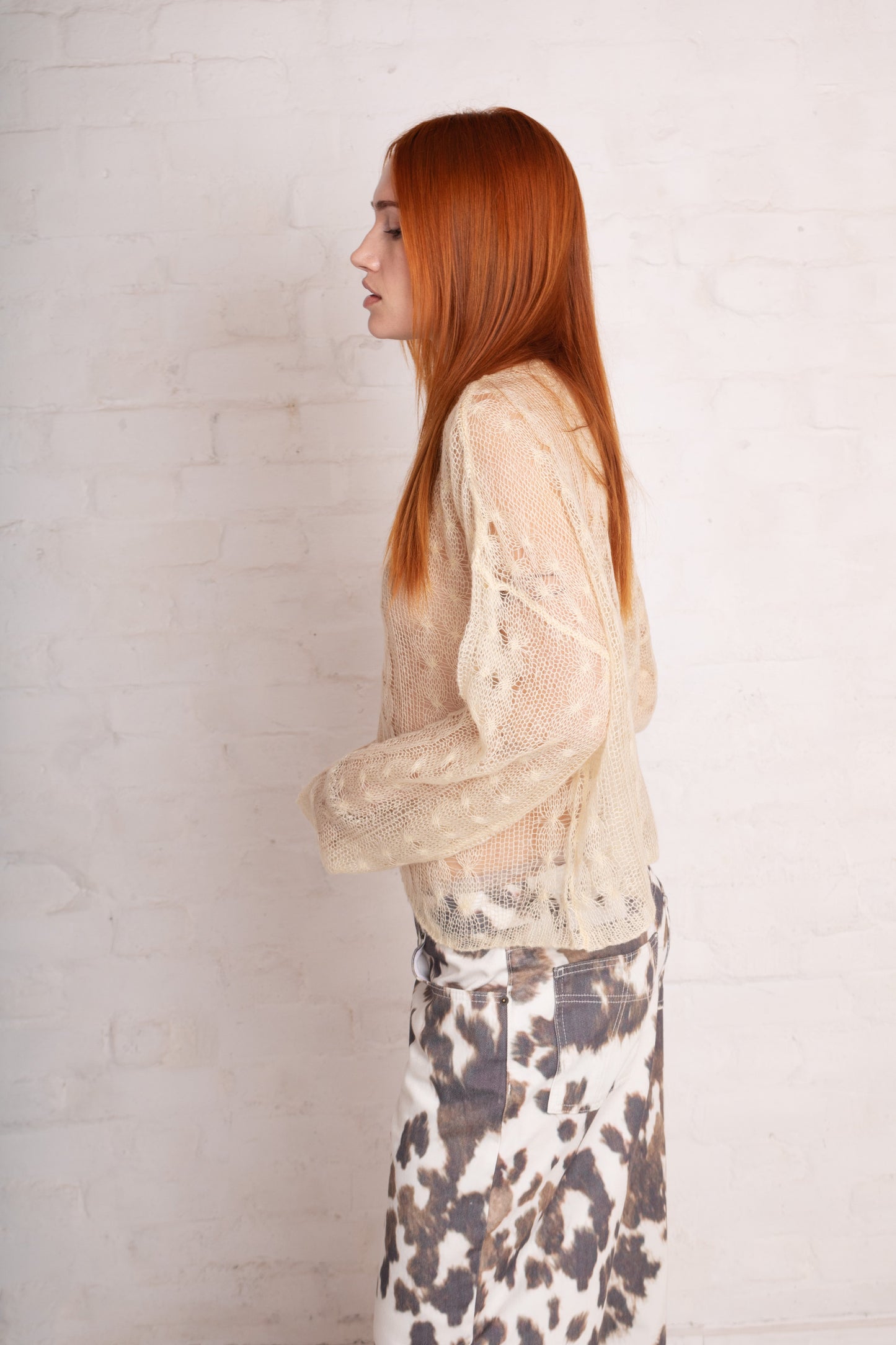Honey Sheer Cable Knit