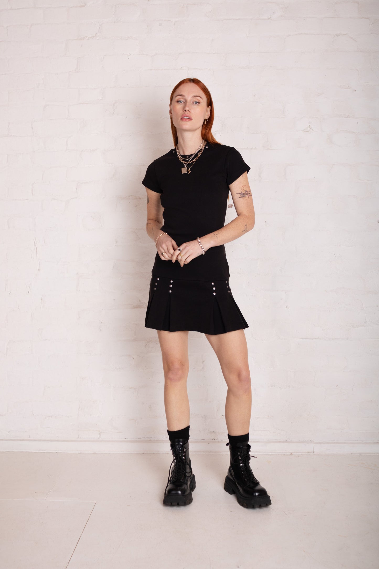 Transit Studded Mini Dress