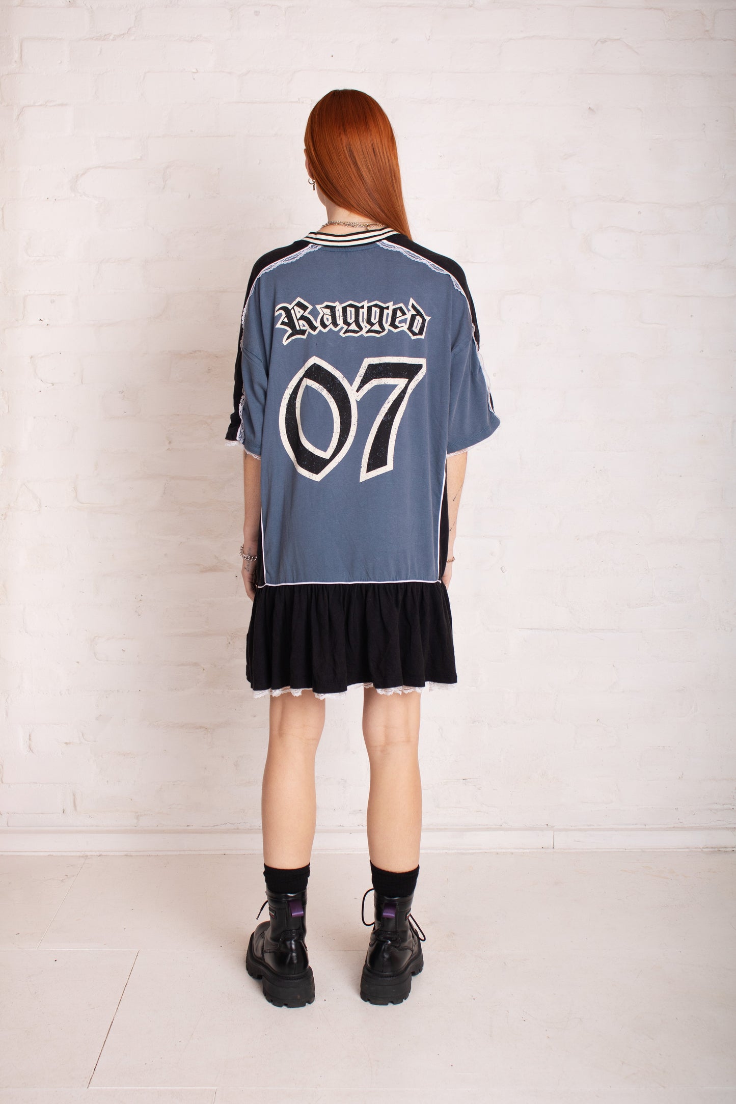Drain Varsity T-shirt Mini Dress