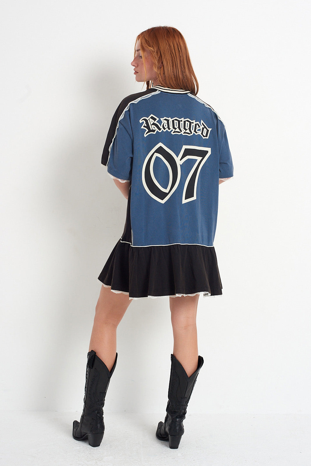 Drain Varsity T-shirt Mini Dress
