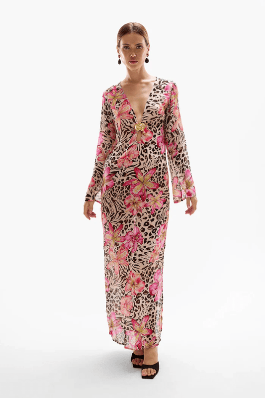 Hotline Orchid Maxi Dress Safaria