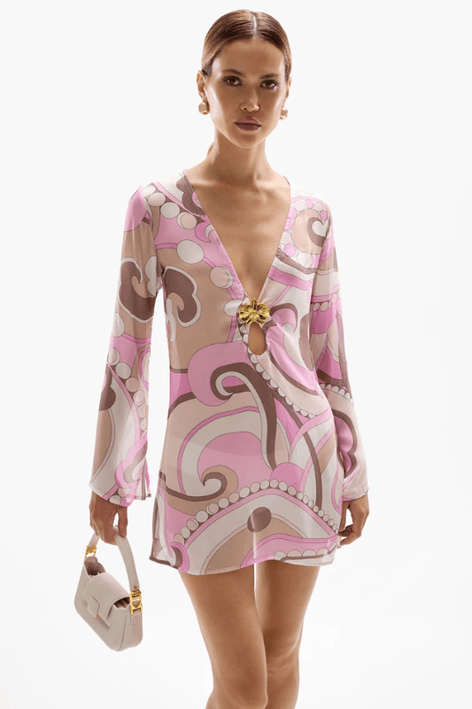 Lulu Orchid Dress Antibes