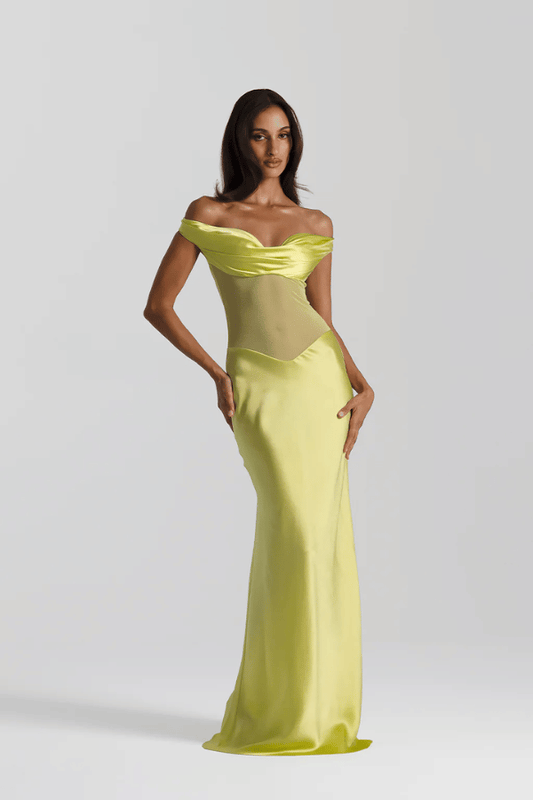 Gwyneth Gown Chartreuse
