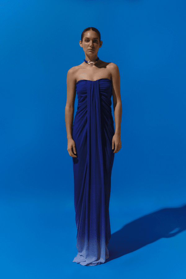 Lena Dress Opal Blue