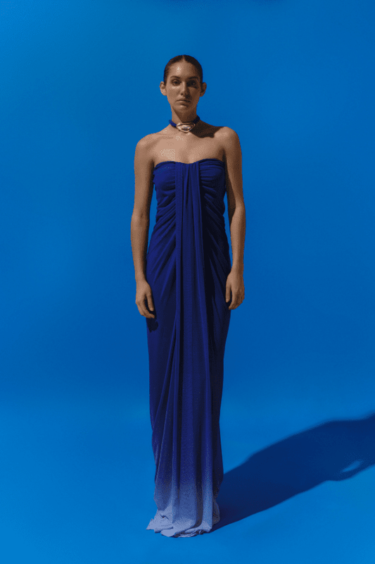 Lena Dress Opal Blue