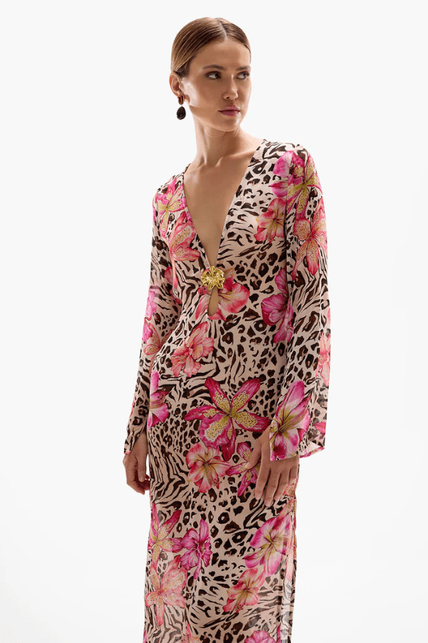 Hotline Orchid Maxi Dress Safaria