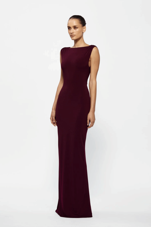 Faith Dress Black Cherry