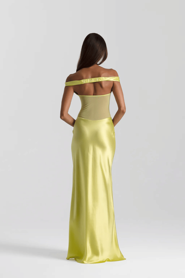 Gwyneth Gown Chartreuse