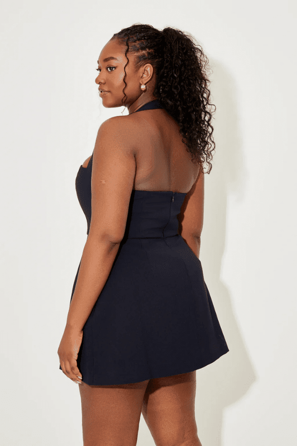 The Ultimate Muse Structured Mini Dress Navy