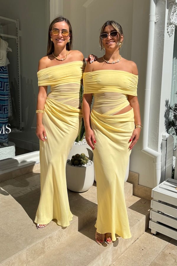 Nico Off Shoulder Maxi Dress Butter