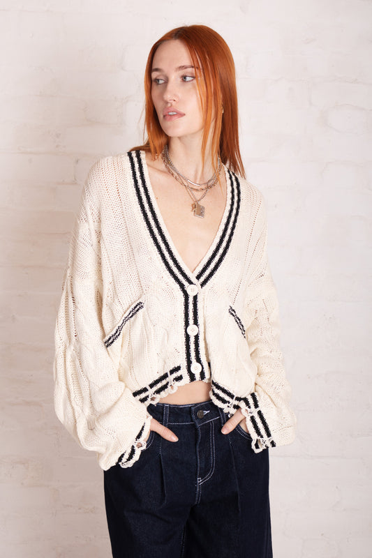 Blast Cable Knit Cardigan